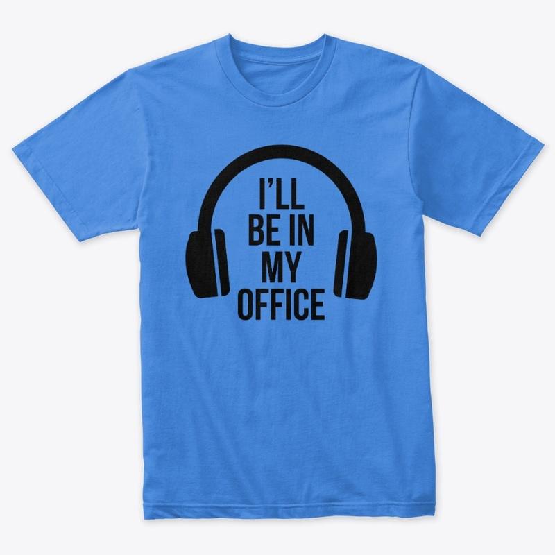 DJ Office Blue T-Shirt